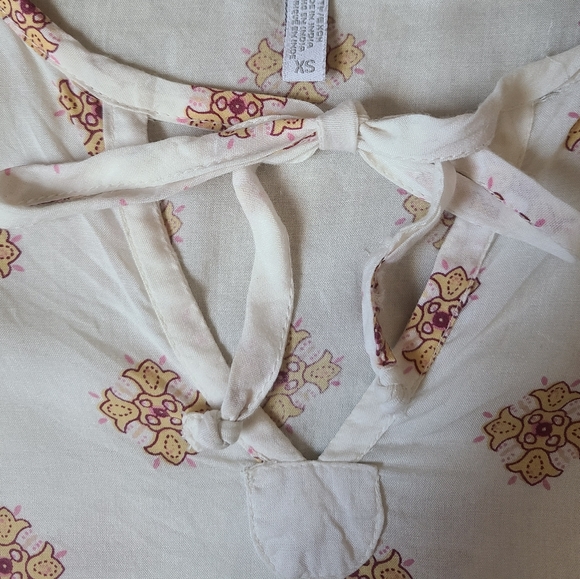 PacSun O'Neill Flare Sleeve Sheer Flowy Blouse - Picture 6 of 6